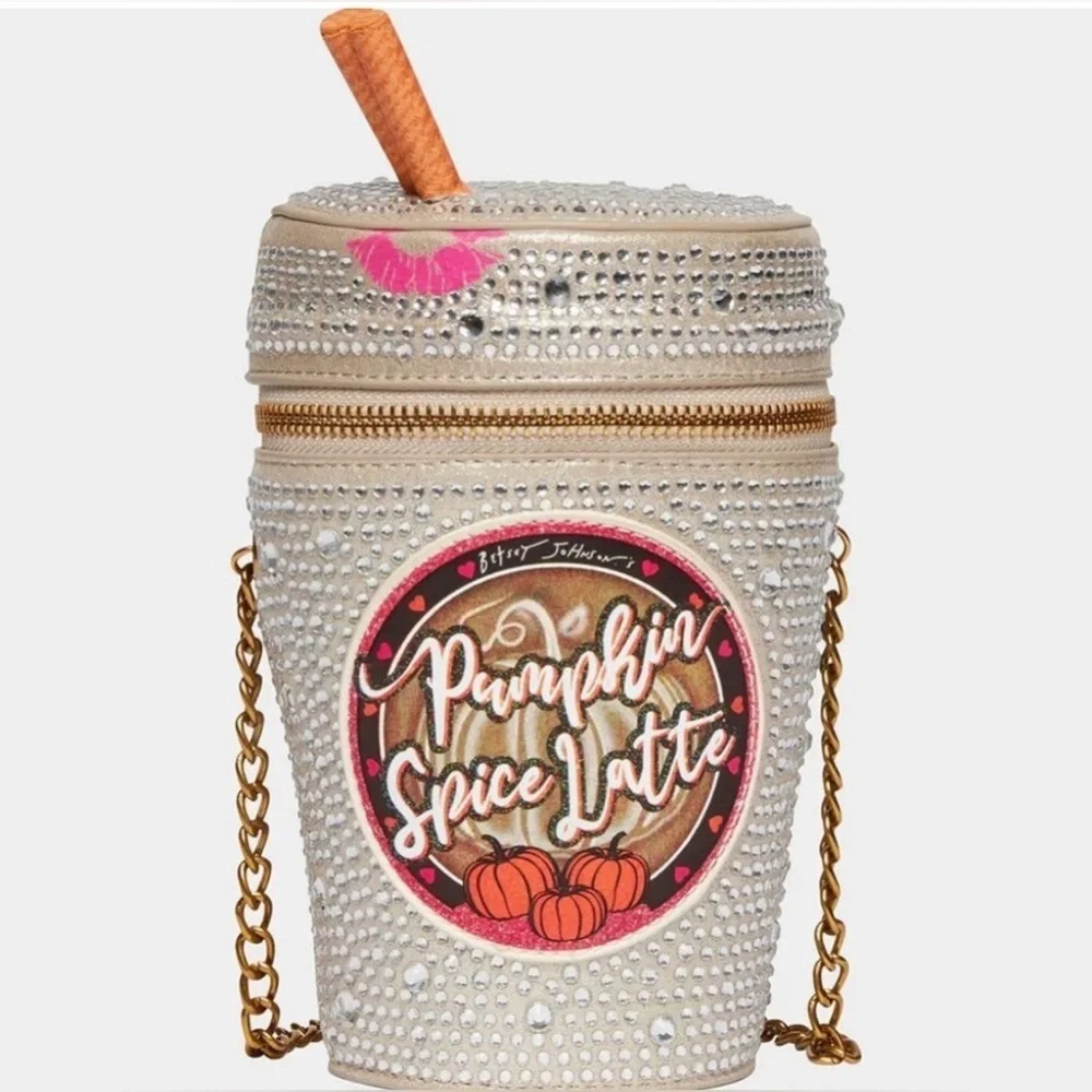 NWT Betsey Johnson Kitsch Spice Spice Baby Crystal Sm Crossbody Limited Edition